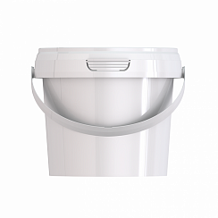 пластиковое ведро jetb 365 (0,365 л) круглое с крышкой