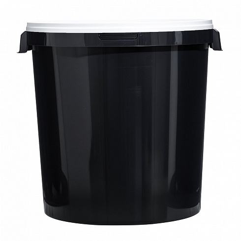 техническое ведро jet 320 (32,8 л) с белой крышкой