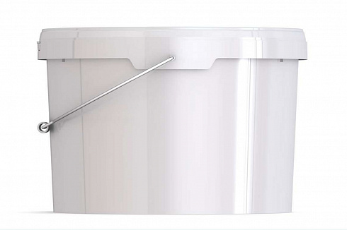 пластиковое ведро jet 30 (3,0 л) с металлической ручкой