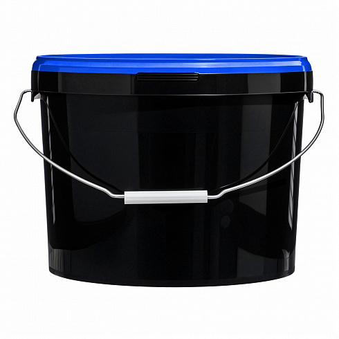 ведро техническое jet 110 (11,3 л) металл. ручка, синяя крышка