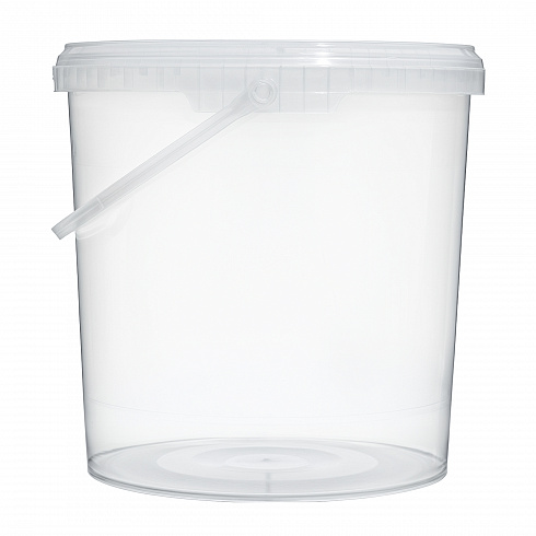 прозрачное ведро 10,8 л пластиковое