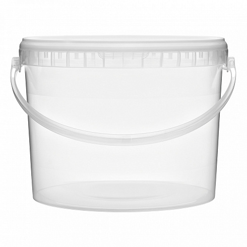 прозрачное ведро 11,3 л пластиковое